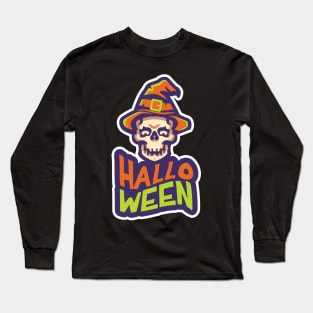 Happy HELLOWEEN skeleton Long Sleeve T-Shirt